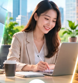 Làm việc tại máy tính